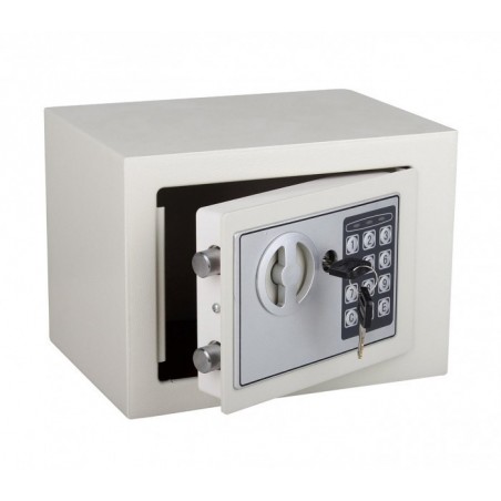 Coffre-fort électronique avec batterie (23 x 17 cm) (Gris) Coffre-fort électronique avec batterie (23 x 17 cm) (Gris)