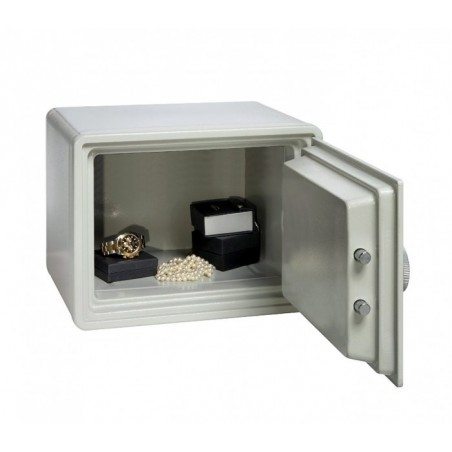 Coffre-fort électronique avec batterie (23 x 17 cm) (Gris) Coffre-fort électronique avec batterie (23 x 17 cm) (Gris)