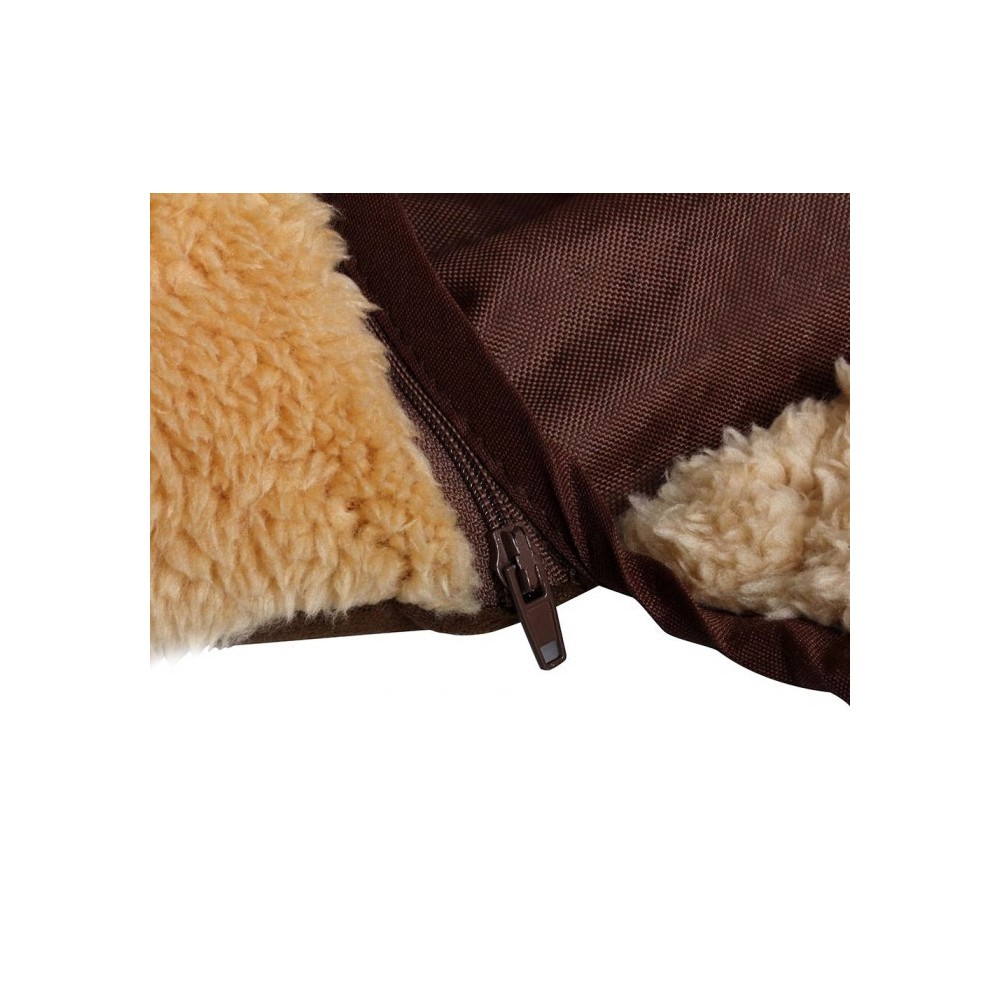 Couffin depliable double fonction panier pour chien doux 82x46x18 