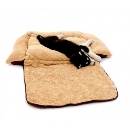 Couffin depliable double fonction panier pour chien doux 112x55x18 Couffin depliable double fonction panier pour chien doux 112x55x18