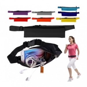 41645 Banane / ceinture sportive réglable porte objets pour activité sportive