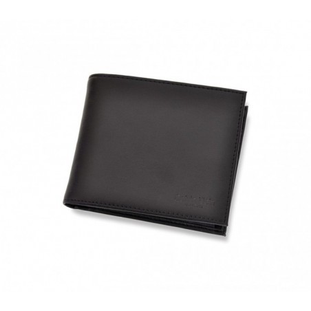 S04 Portefeuille noir CALVIN KLEIN pour homme en vrai cuir