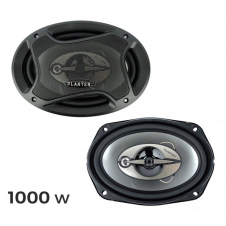 Haut-parleur de voiture de 6x9cm de 1000w - vendu par 2