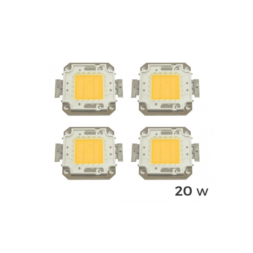 Pack de 4 plaques de LED de rechange 10-20-30-50 ou 100 watt