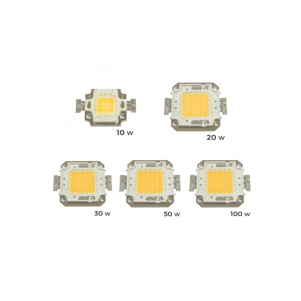 Pack de 4 plaques de LED de rechange 10-20-30-50 ou 100 watt